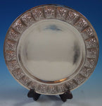 Aztec Rose by Sanborns Mexican Sterling Silver Charger Plate 11" 19.9 ozt. #1768