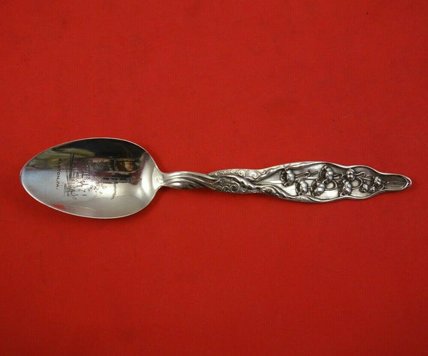 Lily of the Valley by Whiting Sterling Silver Souvenir Spoon Easton, PA Monument