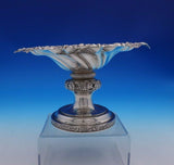 Swedish Sterling Silver Tazza Grape Design 4 1/2" x 8" 12.03 ozt. (#4902)