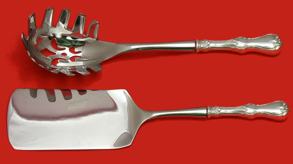 DUKE OF YORK BY WHITING STERLING SILVER ITALIAN PASTA SERVER SET 2PC HHWS CUSTOM