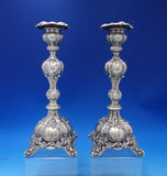 Empire by Henniger and Co Silverplate Candlestick Pair 12" x 5" (#6847-2)