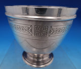 Palmette by Tiffany and Co Sterling Silver Caviar Dish with Glass Liner (#7402)