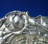 Bridal Rose by Alvin Sterling Silver Fruit Bowl #5852 2" x 11 1/4" (#5326)