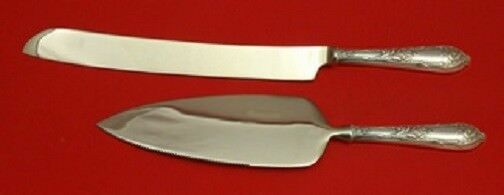 Romaine By Reed and Barton Sterling Silver Wedding Cake Serving Set 2pc Custom