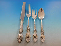 Lucerne by Wallace Sterling Silver Flatware Set Service 47 Pieces R Monogram