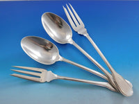 Noailles by Puiforcat French Sterling Silver Flatware Set Dinner Service 135 pcs