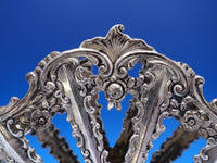 German .800 Silver Letter Stand / Holder Pierced Rococo Design 3.15 ozt. (#7814)