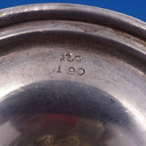 Gorham Coin Silver Salt Dip Master #190 Beaded (#6948)