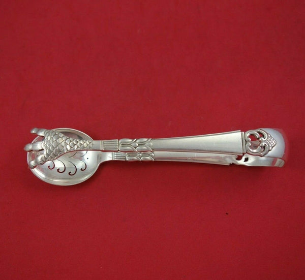 Danish Crown by Frigast Sterling Silver Ice Tong 7 1/4" Serving Silverware