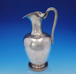 Whartenby & Co. Coin Silver Wine Ewer Philadelphia Beaded Dated 1855 (#3591)