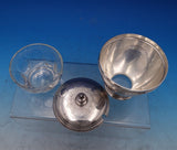 Palmette by Tiffany and Co Sterling Silver Caviar Dish with Glass Liner (#7402)