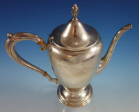 Frank Whiting Sterling Silver Coffee Pot Colonial Style #704 10" x 10" (#2659)