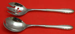 Lyric by Gorham Sterling Silver Salad Serving Set 2pc Custom Made Approx. 11"
