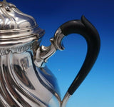 Louis XIV by Unknown Swedish .830 Silver Tea Set 3pc w/ 3D Floral Finial (#4886)