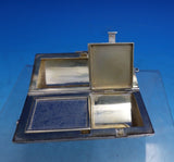Austrian .935 Silver Compact with Gold Washed Interior Engraved 3 3/8" (#7011)