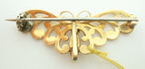 14k Yellow Gold Butterfly / Moth Watch Pin (#J2621)