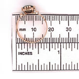 10k Rose Gold Victorian Ring 1.56ct Green Genuine Natural Tourmaline (#J4834)