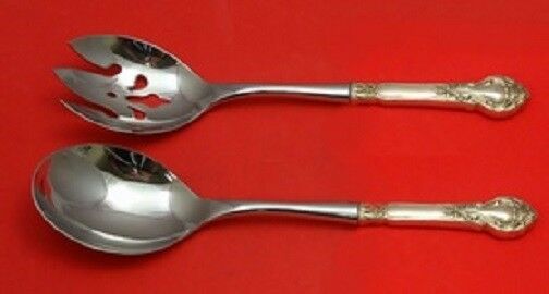 Royal Dynasty By Kirk-Stieff Sterling Silver Salad Serving Set HHWS 2pc Custom