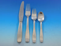 Plata by Georg Jensen Stainless Steel Flatware Set Service 62 pcs Estate