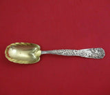 Vine by Tiffany and Co Sterling Silver Berry Spoon GW Leaf Shape w/Grapes 8 3/4"