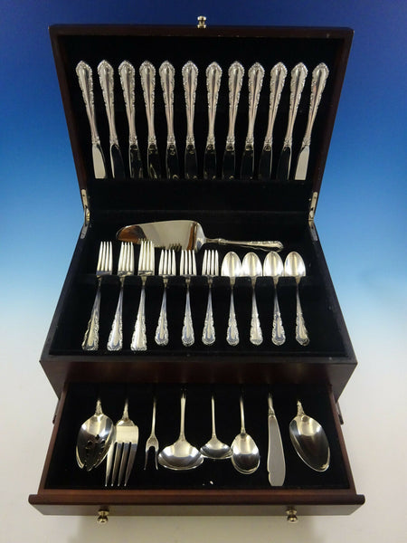 Shenandoah by Wallace Sterling Silver Flatware Set For 12 Service 57 Pieces