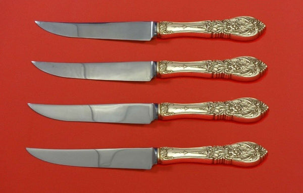 Richelieu by International Sterling Silver Steak Knife Set 4pc HHWS  Custom Made