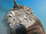 New Art by Durgin Sterling Silver Pie Server with Lilies 10 1/2"
