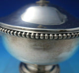 Beaded by Ball Black and Co Sterling Silver Butter Dome with Underplate (#6056)