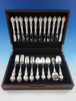 Alexandra by Lunt Sterling Silver Flatware Set for 12 Service 60 pieces
