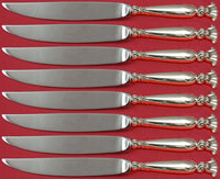 Romance Of The Sea by Wallace Sterling Silver Steak Knife Set 8pc Not Ser Custom