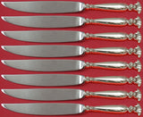 Romance Of The Sea by Wallace Sterling Silver Steak Knife Set 8pc Not Ser Custom