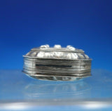 Dutch .833 Silver Box with Applied Filigree on Lid 1" x 2 1/8" 1.4 ozt. (#6843)