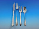 Wild Flower by Royal Crest Sterling Silver Flatware Set Service 59 Pcs Grille