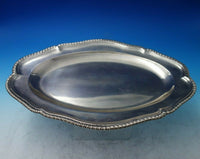 Orlando Jackson English Georgian Sterling Silver Platter Oval 33.6 ozt. (#6292)