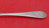 Colonial A Engraved by Whiting Sterling Silver Serving Spoon 8 1/4" Heirloom