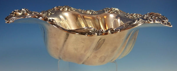 Mauser Sterling Silver Centerpiece Bowl Art Nouveau Iris Motif (#1323)