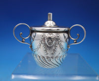 Gorham Sterling Silver Lighter / Cigar Table Lighter with Masks #3638 (#6854-2)