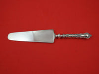 Meadow Rose by Wallace Sterling Silver Cake Server HH WS narrow blade 10"