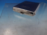 Art Mfg Co Sterling Silver Compact for Chatelaine #55 w/ Vertical Lines (#6502)