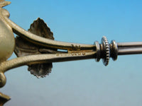Bird on Nest by Whiting Sterling Silver Berry Spoon Gold Washed Fluted 10 1/4"