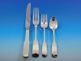 Old English Tipt by Gorham Sterling Silver Flatware Set 12 Dinner Service 60 Pcs