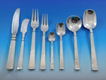 Hammered by Anders Olsson Ringby Mexican Sterling Silver Flatware Set 53 Pieces