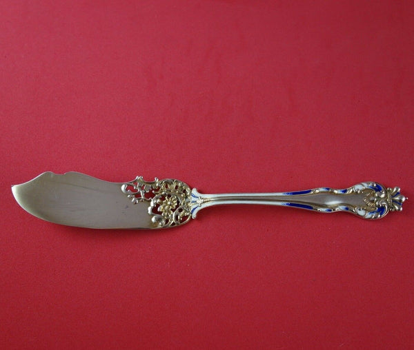 Queen by Mount Vernon / Howard Sterling Silver Master Butter FH with Enamel GW