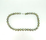 Strand of Silver Tahitian Pearls Necklace 10-12MM (#J5030)