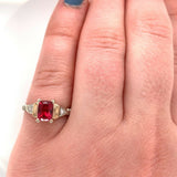 14k Yellow Gold 1.03 Carat Jedi Red Spinel Ring (#J5565)