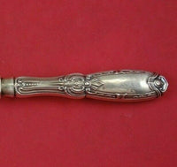 Jenny Lind by James Vancourt Coin Silver Fish Serving Fork HH Hand Chased Tines