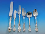 Violet by Wallace Sterling Silver Flatware Set For 12 Service 88 Pieces