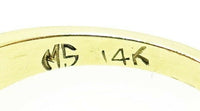 14k Gold Genuine Natural Diamond Ring with .40ct Marquise Diamonds (#J742)