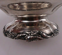 Les Cinq Fleurs by Reed and Barton Sterling Silver Fruit Bowl Oval #145 (#4668)