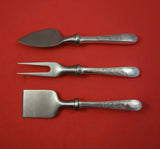 Old Maryland Engraved by Kirk Sterling Silver Cheese Set 3pc Custom Made